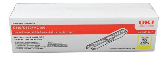 C110/C130 TONER YELLOW 1.5K C110/C130 TONER YELLOW 1.5K