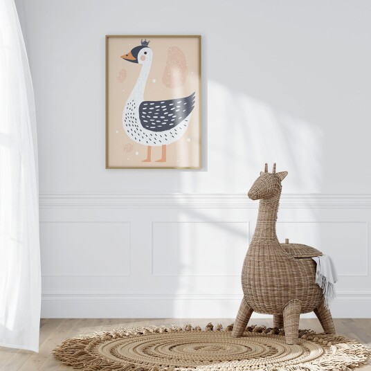 Plakat Kronet Gås