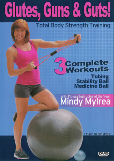 Mindy Mylrea: Glutes Guns & Guts DVD