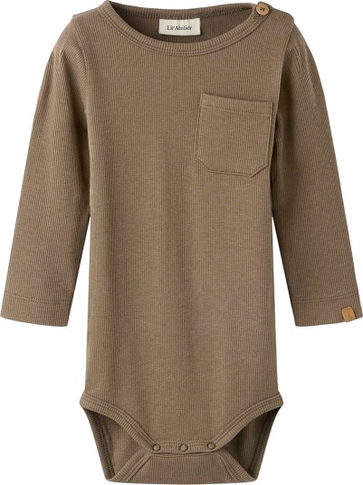 Lil"Atelier Nbmlago Ls Slim Body Lil Brown 74