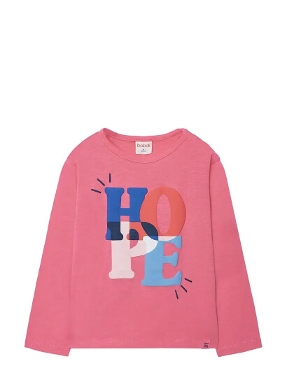Boboli Knit T-Shirt Flame Pink 104 Boboli Knit T-Shirt Flame Pink 104