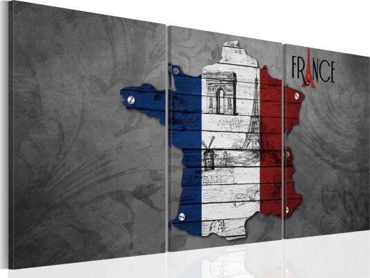 Bilde All About France 120x60 Artgeist sp. z o. o.
