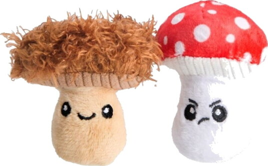 Little&Bigger Mushroom Love Fluesopp Skjeggriske 2 Pack
