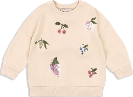 Konges Sløjd Lou Paljett Sweatshirt til Barn i Brazillian Sand 4 år