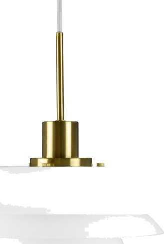 Dyberg Larsen Pendel DL Taklampe Opalglass, Opal/Messing