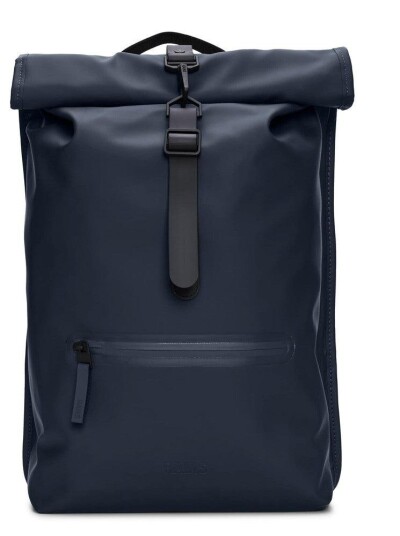 Rains Rolltop Rucksack W3 One Size, Navy Rains Rolltop Rucksack W3 One Size, Navy