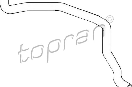 TOPRAN 109 193 Radiatorslange TOPRAN 109 193 Radiatorslange
