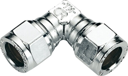 Fonta Vinkel 12mm Forkrommet CU