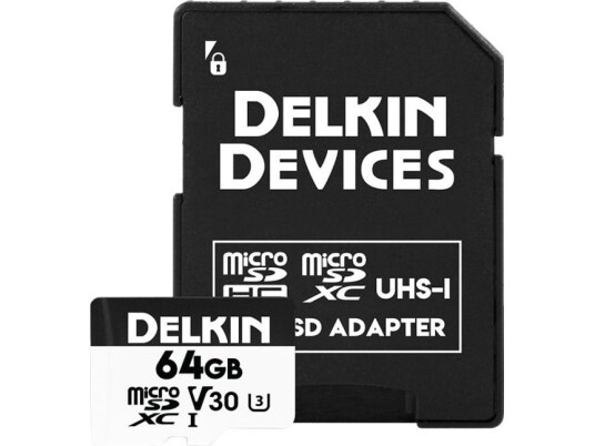 Delkin Micro Sdxc Trail Cam Hyperspeed R100/W75 (V30) 64Gb