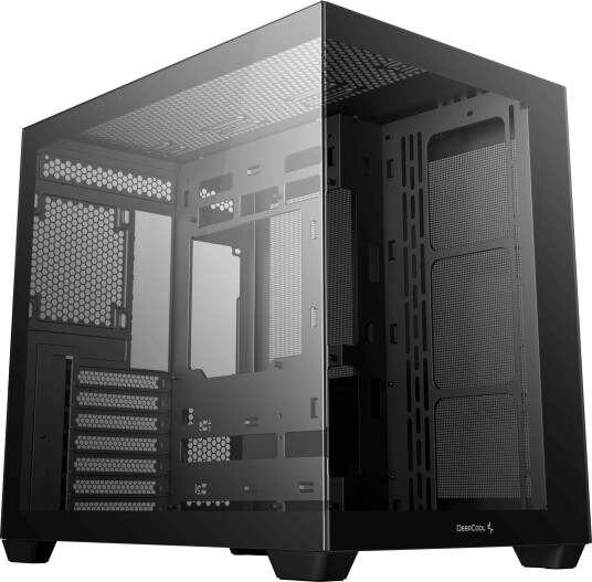 Deepcool CG530 Midi Tower Kabinett med Herdet Glass - ATX, USB 3.0, Svart Deepcool CG530 Midi Tower Kabinett med Herdet Glass - ATX, USB 3.0, Svart