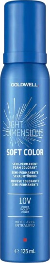 Goldwell Soft Color 10V Pastel Violet Blonde (semi‑permanent color mousse) 125 ml Goldwell Soft Color 10V Pastel Violet Blonde (semi‑permanent color mousse) 125 ml