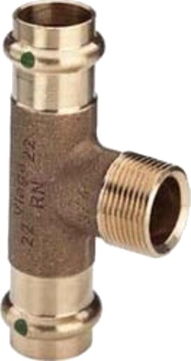 5 stk 35 x 3/4" x 35 mm T-stykke Sanpress