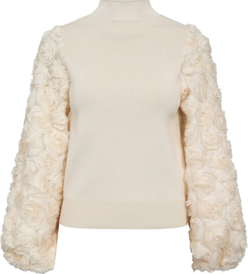 Co'Couture Dame Strikkevarer Beige L,