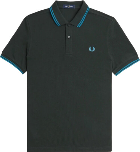 Fred Perry Herre Topper Grønn S,