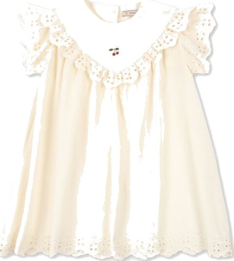 Konges Sløjd Posey kjole til barn Antique White (5 år) 5 år Konges Sløjd Posey kjole til barn Antique White (5 år) 5 år