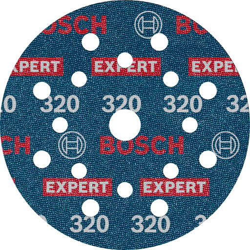 Bosch Ø125 Slipeskive K320 50 Stk - Elektroverktøy Tilbehør