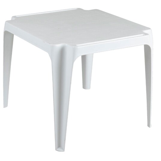 Brafab Olle stablebord 50 x 55 cm hvit plast Brafab