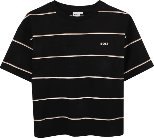 BOSS Short Sleeves Tee Shirt Black 104 BOSS Short Sleeves Tee Shirt Black 104