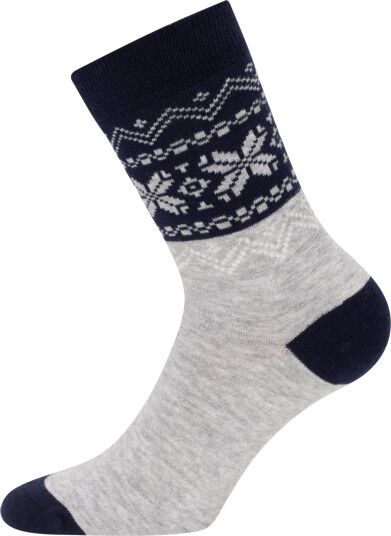 Gridarmor Heritage Merino Socks Lt. Grey/Dk Navy/White Gridarmor Heritage Merino Socks Lt. Grey/Dk Navy/White