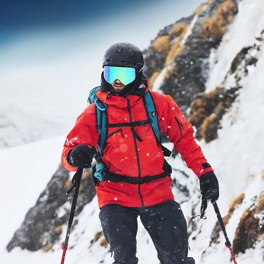 Atlas 3L Ski Jacket Herre Lava, Størrelse:L - Skalljakke, Turjakke & Vindjakke