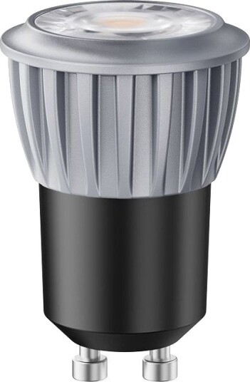 Spl GU10 MR11 4W dimbar LED pære   350lm 2700K 36 grader   Dimbar : Dimbar Kulør : Varm