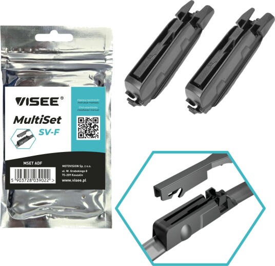 Adapter, viskeblad VISEE MSET ADF