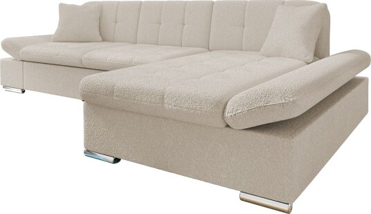 Vananda Sofa med Sjeselong 3 seter   Beige