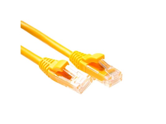 Act Yellow 2 Meter U/Utp Cat5e Patch Cable Component Level With Rj45 Connectors. Cat5e U/Utp Component Yl 2.00M Ik5802 IK5802
