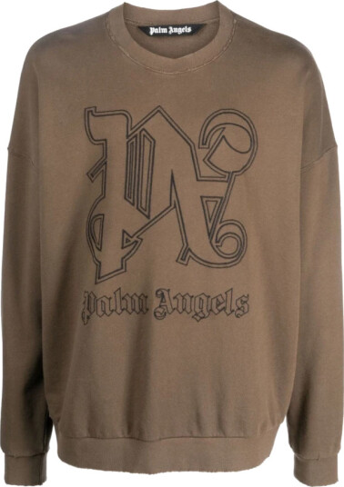 Palm Angels Herre Gensere & Hettegensere Brun M,