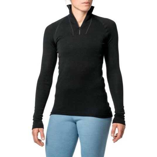 Woolpower Zip Turtleneck Lite Black M