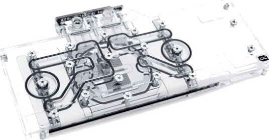 Alphacool 11961 bakplate sort/gjennomsiktig 11961