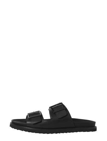 Jack & Jones Jfwvenice Leather Sandal Black 45 Jack & Jones Jfwvenice Leather Sandal Black 45