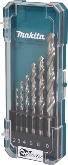 Makita HSS-GS Metallborsett 6 Deler D-78346
