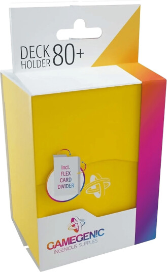 Gamegenic Deck Holder 80+ Yellow