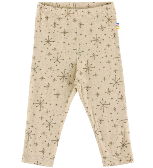 Joha Leggings Ull Beige m. Stjerner 50 Leggings Ull