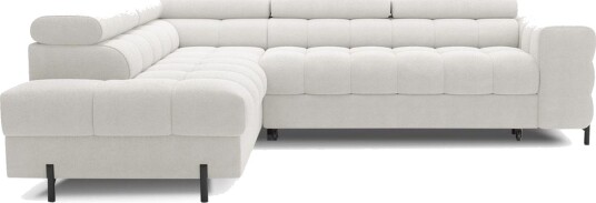Hjørnesofa Eltap Ferucce 276x200x93 cm Amore 01 Cream Dobbeltsidig