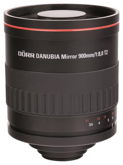 DÃRR Spejl Teleobjektiv - 8,0 Zoom 900mm T2 Connector Ã110mm DÃRR Spejl Teleobjektiv - 8,0 Zoom 900mm T2 Connector Ã110mm