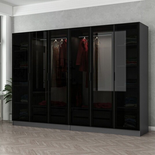 Fruitland Garderobe 270 cm - Antrasitt