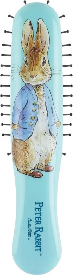 Kent Brushes Peter Rabbit Childrens Hair Brush Blue ONE SIZE