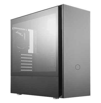Cooler Master Silencio S600 TG - Kabinett - Miditower - Svart Cooler Master Silencio S600 TG - Kabinett - Miditower - Svart