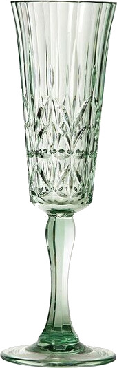 Stiernholm Idyll champagneglass 15 cl grønn Stiernholm Idyll champagneglass 15 cl grønn