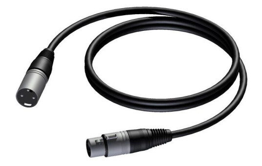 PROCAB CAB901, mikrofonkabel, 1m XLR Han-XLR Hun-1 m PROCAB CAB901, mikrofonkabel, 1m XLR Han-XLR Hun-1 m