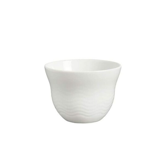 Porsgrund Bølge Hvitt Bolle/Telyslykt 11 cm Porsgrund Bølge Hvitt Bolle/Telyslykt 11 cm