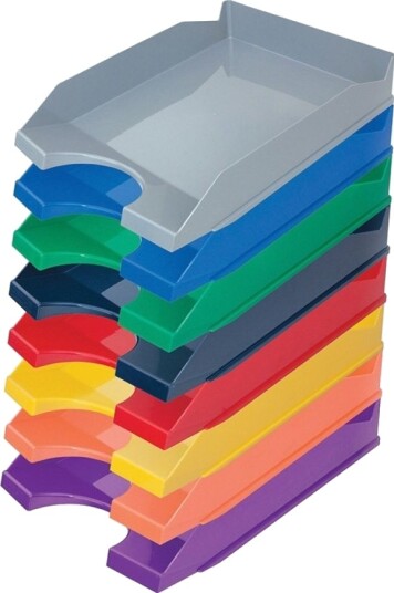 Office Products Skrivebordsbakke Office Products Polystyren/Pp A4 Grå Office Products Skrivebordsbakke Office Products Polystyren/Pp A4 Grå