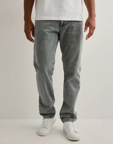 Woodbird Doc Ash Grey Jeans Straight leg jeans Grå