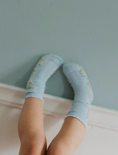 minipop Mpopmelda Bamboo Sock Blue 19/22Y minipop Mpopmelda Bamboo Sock Blue 19/22Y