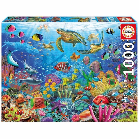 Educa Puzzle 1000 Tropical Fantasy Turttles Educa Puzzle 1000 Tropical Fantasy Turttles