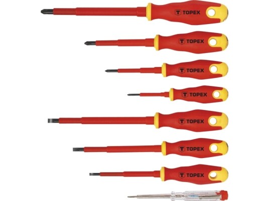 Screwdrivers 1000V, Set Of 8 Pcs. Screwdrivers 1000V, Set Of 8 Pcs.