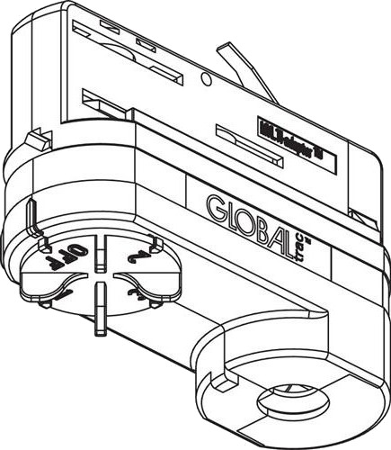 Global Pro Xtsa 68 2 Adaptor 230V 3 Faset Sort Med Tilbehør Max 10 Kg.   Professionel