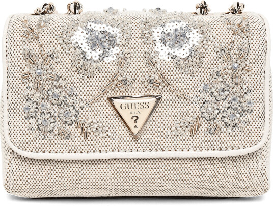 GUESS Giully Ii Mini 2 Comp Cvrt Flp Cream ONE SIZE
